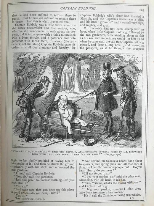 约19世纪后期 狄更斯《匹克威客俱乐部》 Phiz菲兹57幅插图 真皮精装16开 商品图10