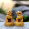 狮子印章°黄杨摆件（个） 商品缩略图0