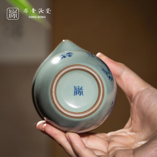问鼎鼎青青花大茶海(锦色茵茵） 商品图3