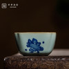 问鼎鼎青青花四方杯（琴棋书画）（丝瓜） 商品缩略图0