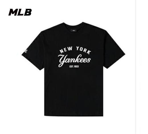 MLB男女同款23款潮流纯棉透气情侣短袖3ATSB4033 商品图1