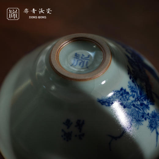 问鼎鼎青青花 宋盏杯（松树鹰） 商品图2