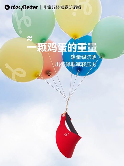 HeyBetter儿童空顶防晒帽（户外+光变）帽围可调节户外专用 跑跑跳跳都不掉 佩戴透气不闷汗 抵挡99%的紫外线！ 商品图3