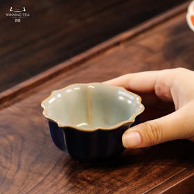 问鼎汝瓷黛蓝癸卯宝相杯