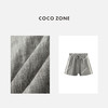COCO ZONE “徒步裤”夏季松紧腰撞色短裤时尚百搭阔腿裤CC2B0979 商品缩略图2