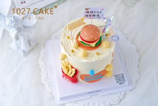 1027CAKE |  一起吃麦当劳吧   趣味蛋糕 翻糖装饰 商品图1