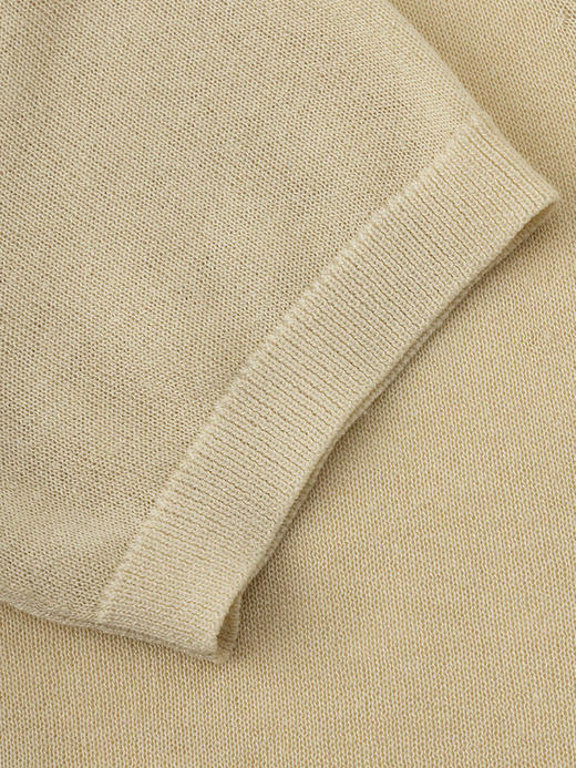 COCO ZONE "出圈上衣”夏季圆领单排扣针织衫显瘦短袖上衣CC2B0958 商品图7