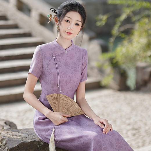 精品人棉旗袍YSD-05300 商品图1