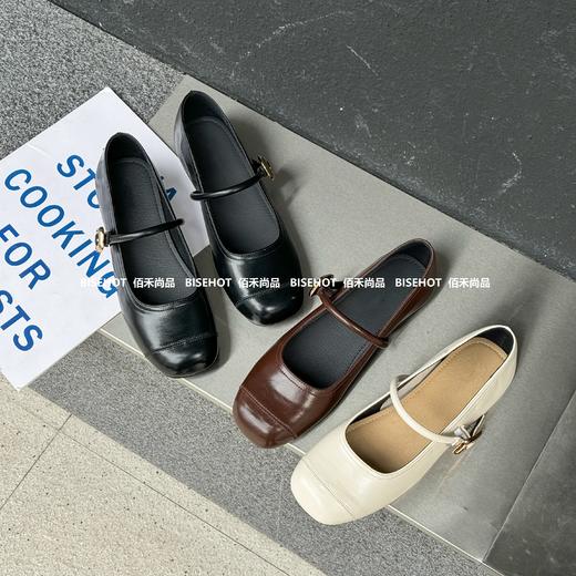 新款圆头平底软底软面百搭小单鞋394B42544（W） 商品图4