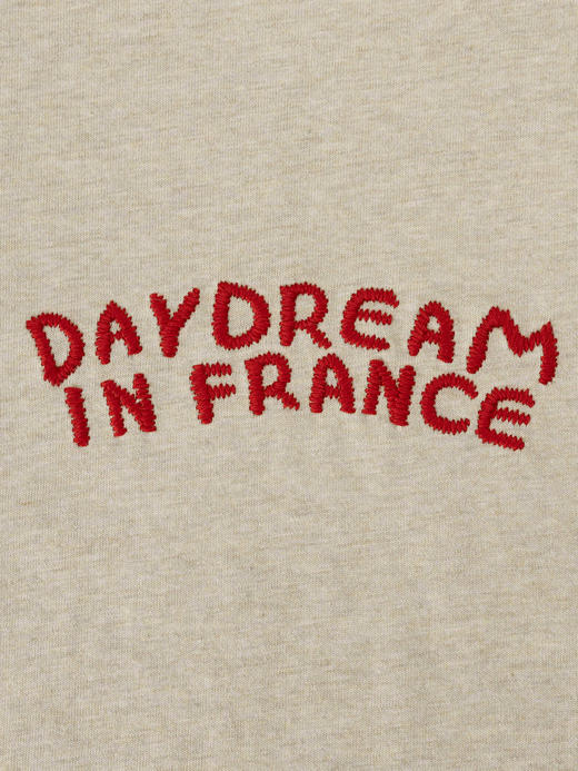 COCO ZONE '字母撞色“100棉字母圆领T恤百搭短袖上衣CC2B1039 商品图5