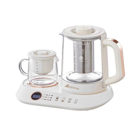 【小家电】艾贝丽 ABL-YSH377 养生壶 电热水壶 长效保温 双壶模式 1L大容量 分体易清洗 家用 HF 商品图0