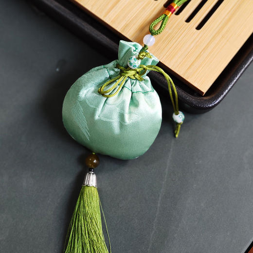 【竹叶云中鹤古风香囊】端午节艾草驱蚊防疫香包香囊空袋随身古风荷包挂件香包袋 商品图2