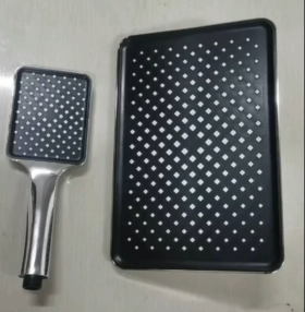 方银黑  花洒手喷 顶喷套装