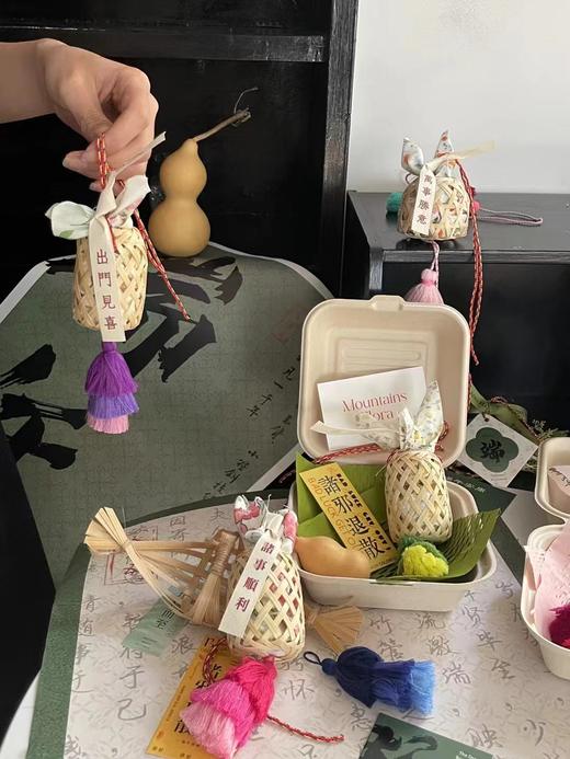 【竹编配饰2】竹编小灯笼（椭圆/圆柱） 商品图5