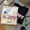 「230g重磅纯棉」HAPPY兔子-短袖t恤女年新款宽松韩版潮牌美式上衣 商品缩略图0
