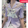 MAXRIENY紫色甜美夏季仙女上衣(货号:MS85SW046) 商品缩略图0