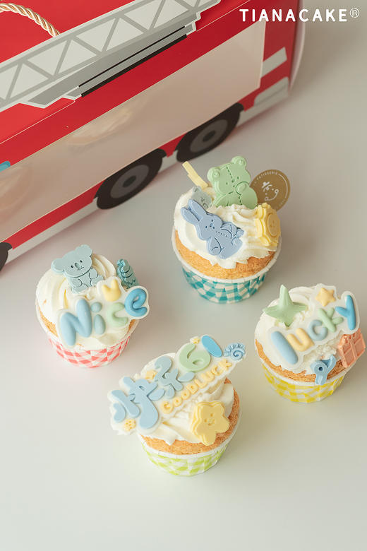 消防车杯子蛋糕（四口味杯子蛋糕） 商品图2