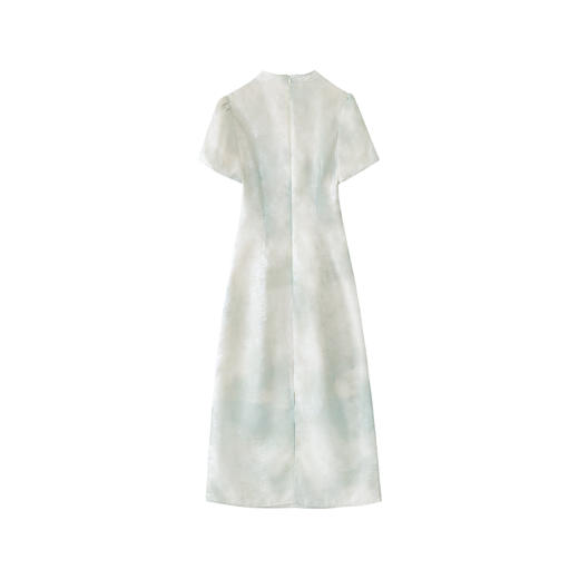 【6折秒杀】鹿向南「岸芷汀兰」新中式气质连衣裙夏季新款设计感a字裙女 商品图1