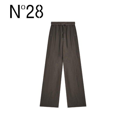 【破价】N°28 “醋酸裤”舒适百搭抽绳简约裤子潮流高级光泽休闲裤垂感长裤9A25K151 商品图1