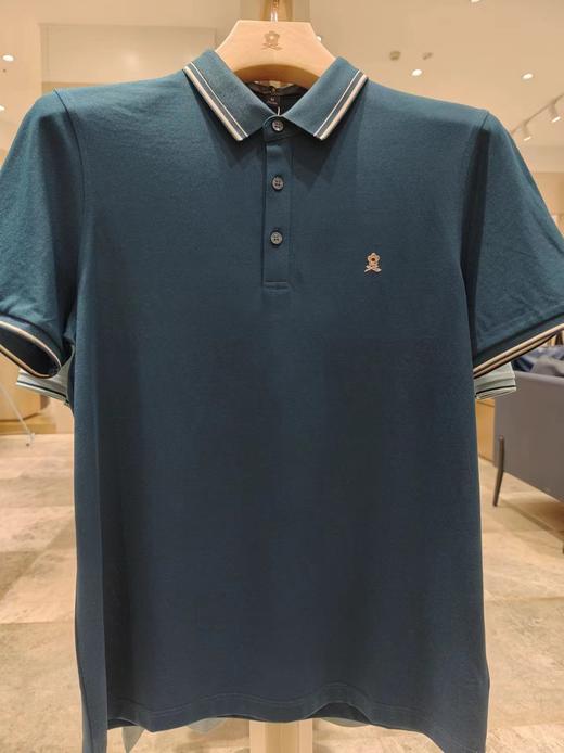 【618秒杀】MONTAGUT（梦特娇）男装POLO T恤 深湖绿 商品图0