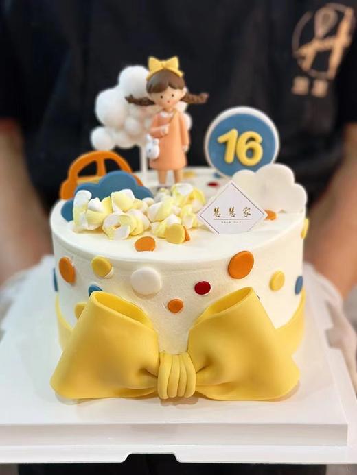 蛋糕定制—云朵女孩 商品图0