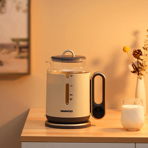 大宇（DAEWOO）电热水壶家用1.5L容量可视温度多段控温烧水壶 DYSH-80Q15（科洛白） 1.5L 商品图4