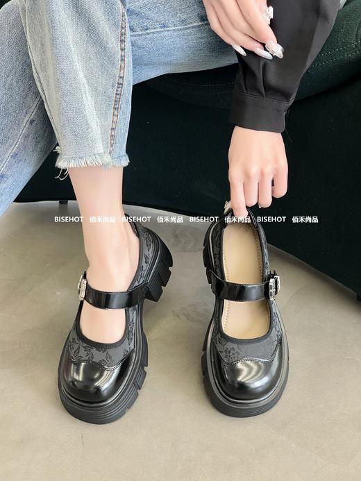 新品国风厚底松糕乐福鞋T12B41565（W） 商品图2