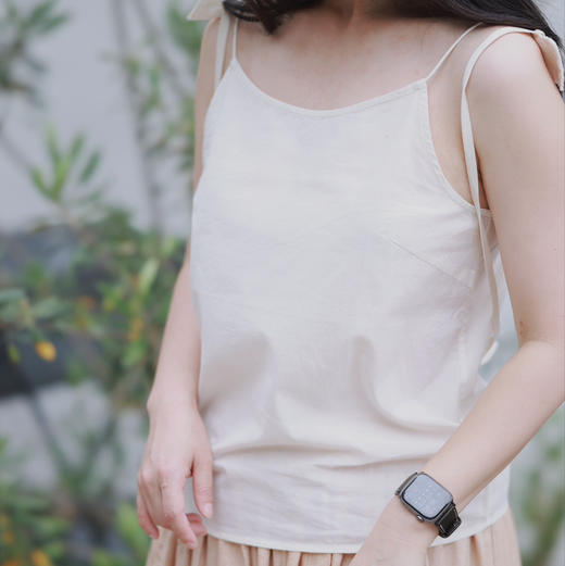 Afu 有机棉基础吊带 商品图0