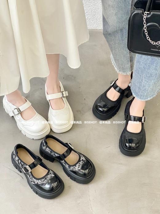 新品国风厚底松糕乐福鞋T12B41565（W） 商品图7