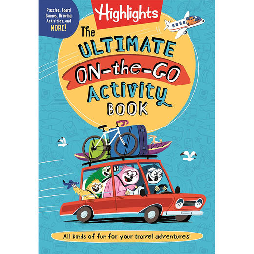 终极随身活动手册 儿童旅行科普读物 英文原版 The Ultimate On-the-Go Activity Book 7+岁 商品图0