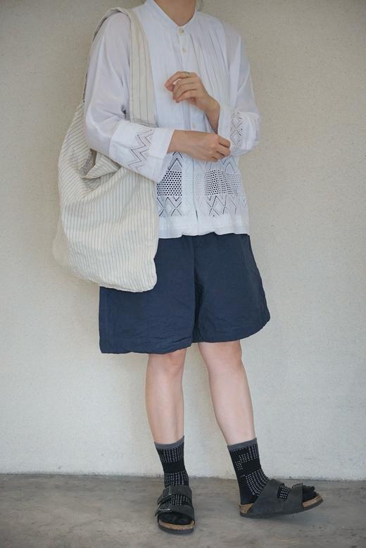 ALBUM DI FAMIGLIA 合身棉质短裤 商品图1