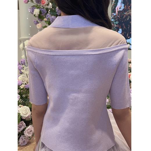 MAXRIENY紫色甜美夏季仙女上衣(货号:MS85SW046) 商品图2