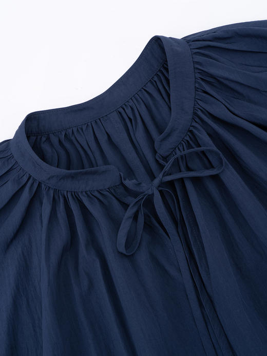 COCO ZONE "巴黎连衣裙“时尚V领连衣裙设计感系带百搭长裙CC1B1284 商品图5