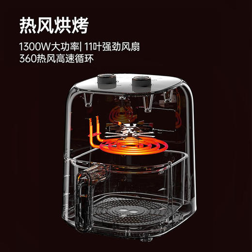 邻鹿 空气炸锅家用大容量智能电炸锅无油低脂煎炸锅多功能烤箱薯条机机械经典空气炸锅LRG-9220 官方标配 商品图3