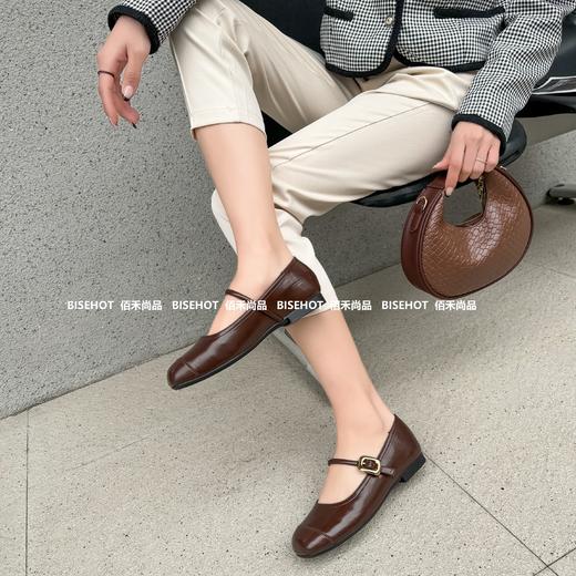 新款圆头平底软底软面百搭小单鞋394B42544（W） 商品图6