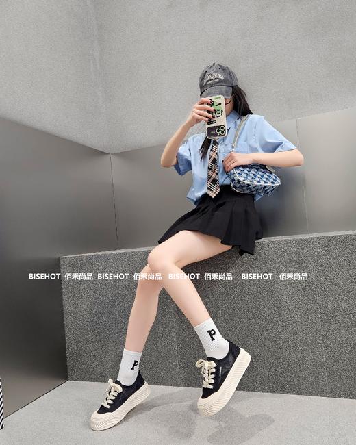 新款蕾丝网饼干底舒适透气百搭休闲鞋 商品图1