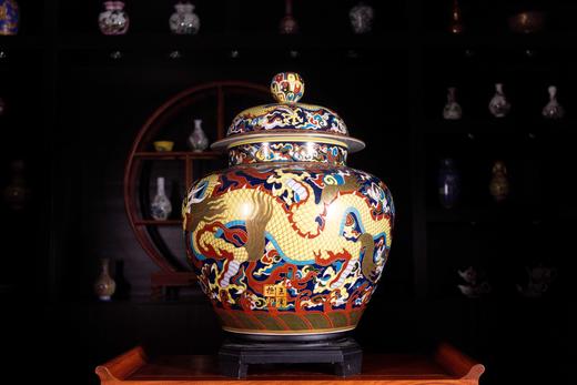 仿明乾坤龙纹大罐 商品图0