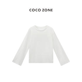 COCO ZONE "麻感防晒T"夏季简约薄款长袖T恤百搭休闲上衣CC1B1234