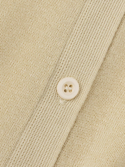 COCO ZONE "出圈上衣”夏季圆领单排扣针织衫显瘦短袖上衣CC2B0958 商品图6