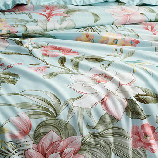 【6F】富安娜水洗蚕丝夏被/澜韵香檀，蓝，牌牌价2980~3280，【会员节专享价】799~899元 商品图4