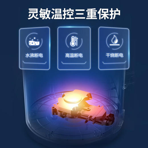 邻鹿电热水壶家用自动断电烧开水壶办公室智能大容量不锈钢煮水壶LRW*5818 官方标配 商品图4