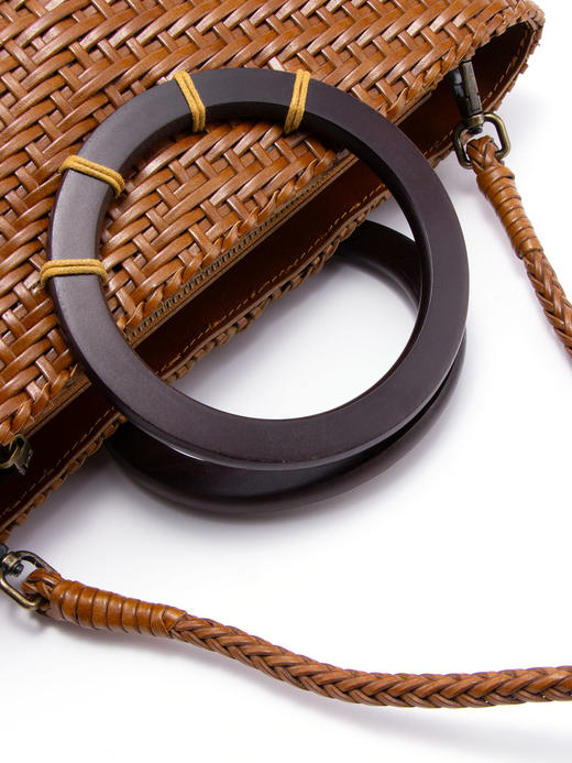 COCO ZONE2024高级感简约百搭手提包复古气质单肩包CC2B0842 商品图2