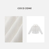 COCO ZONE "有氧夏日“时尚连帽单排扣外套宽松纯色长袖上衣CC1B1229 商品缩略图2