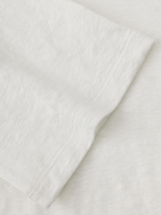 COCO ZONE "麻感防晒T"夏季简约薄款长袖T恤百搭休闲上衣CC1B1234 商品图5