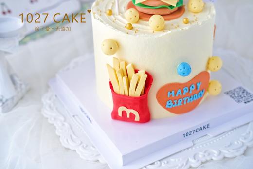 1027CAKE |  一起吃麦当劳吧   趣味蛋糕 翻糖装饰 商品图3