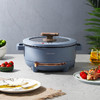 大宇（DAEWOO）多功能电煮锅5L大容量家用电火锅多用锅DYHG-5036 薄雾蓝 商品缩略图0