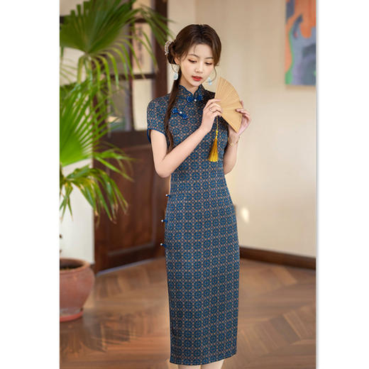 SKY 100901时尚改良新中式日常可穿旗袍连衣裙 商品图1