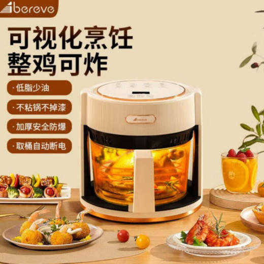 【小家电】艾贝丽空气炸锅ABL-KZ49 HF 商品图1