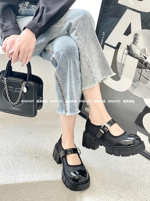 新品国风厚底松糕乐福鞋T12B41565（W） 商品图4