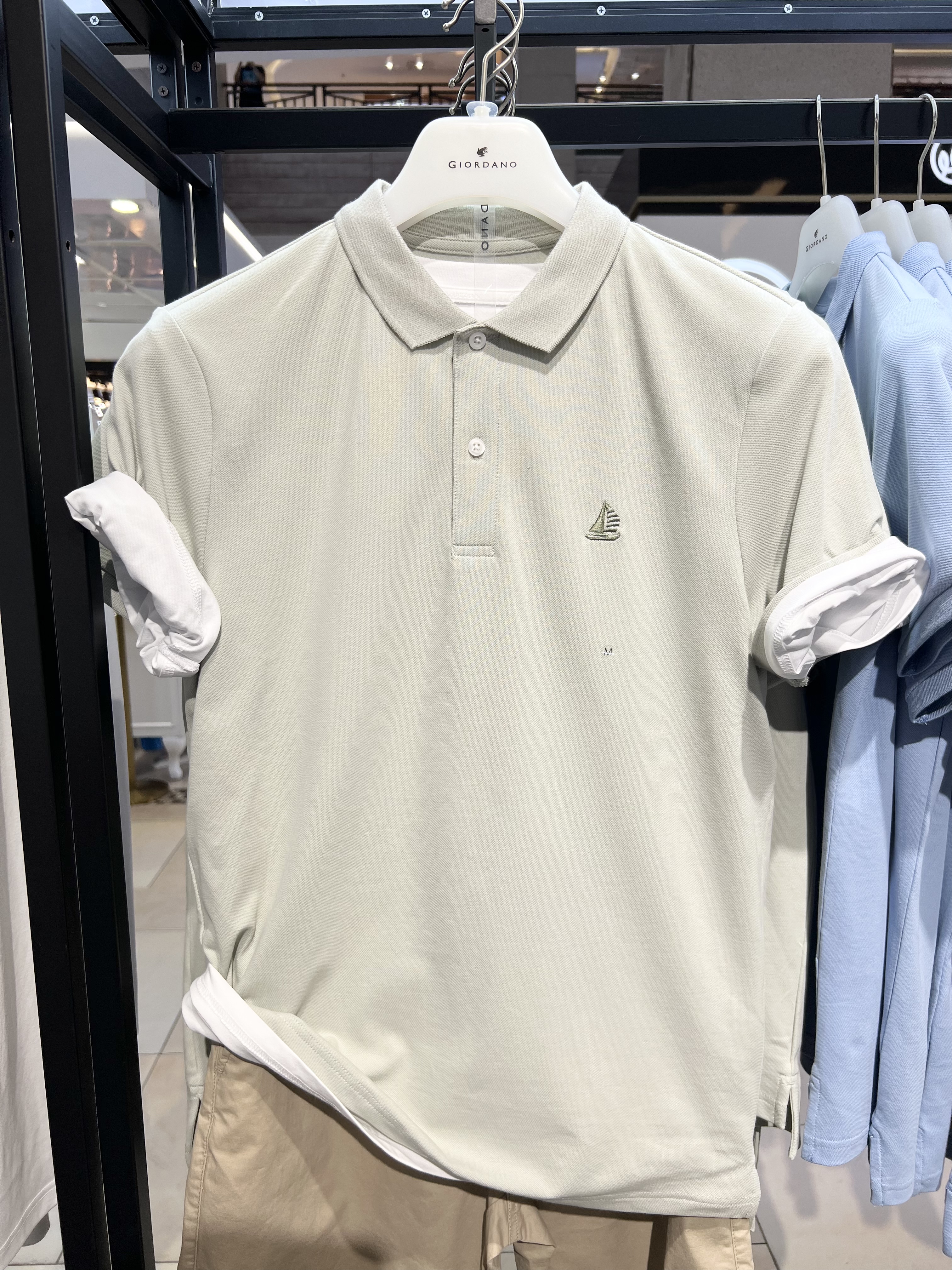 佐丹奴男装时尚休闲无汗渍polo衫 01014236